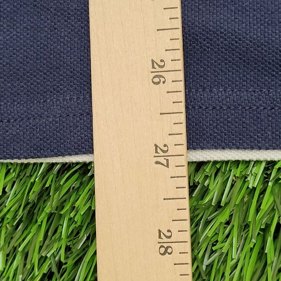 Tommy-Hilfiger Polo Shirt Large 22x27 Blue - Picture 5 of 16